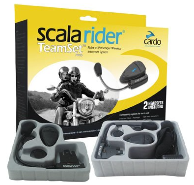 Cardo Scala Rider Teamset Pro Motorcycle Intercom SRTS0102