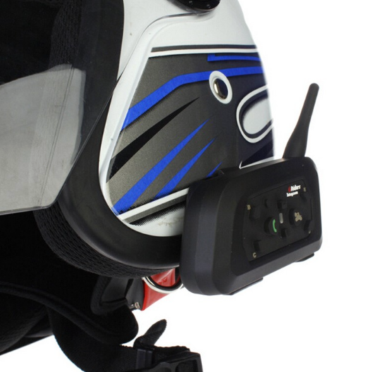 Buyee BT 1000M Interphone Motorcycle Intercom - on helmet