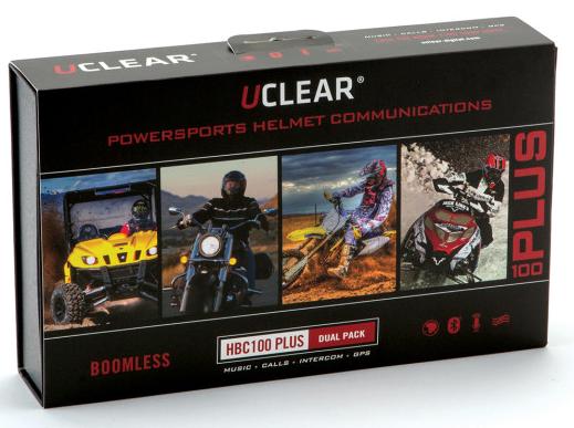 UClear HBC100D Bluetooth Motorcycle Intercom - box