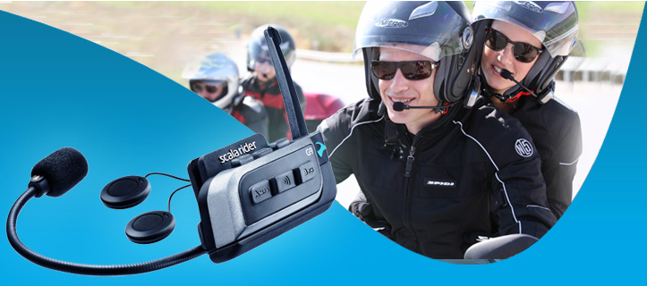 Cardo Scala Rider Q1 Teamset - Bluetooth Motorcycle Intercom