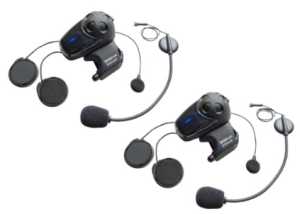 Sena SMH10D-11 Motorcycle Bluetooth Headset:Intercom with Universal Microphone Kit (Pack of 2)