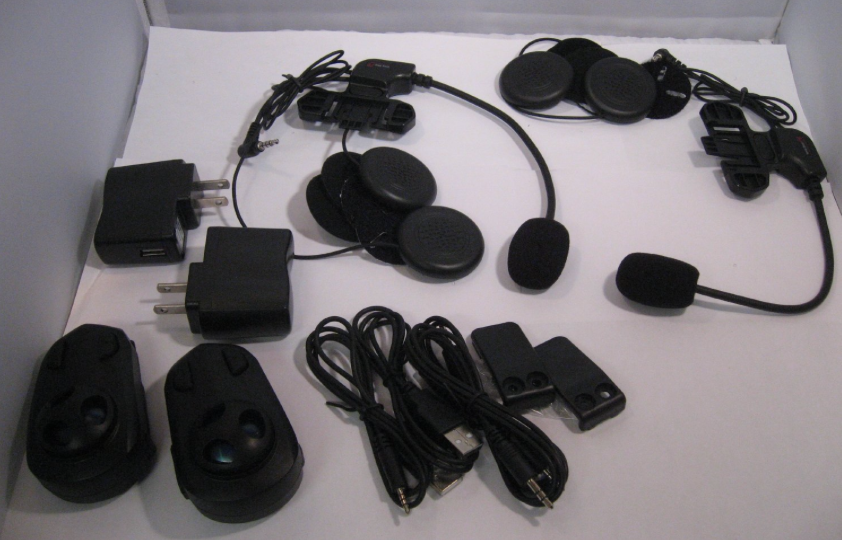 Shark shkmhf6 Bluetooth motorcycle intercom (set of 2 headsets) Full Duplex - overview