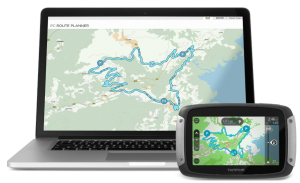 TomTom Rider 400 Portable Motorcyle GPS device - pc route planner